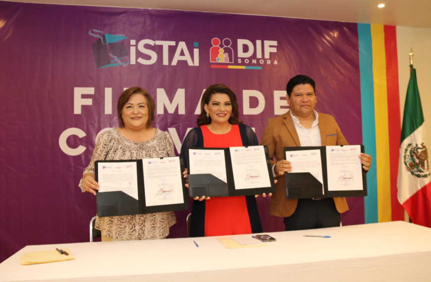 Firma el ISTAI convenio de colaboración con DIF para capacitación y cumplimiento de obligaciones