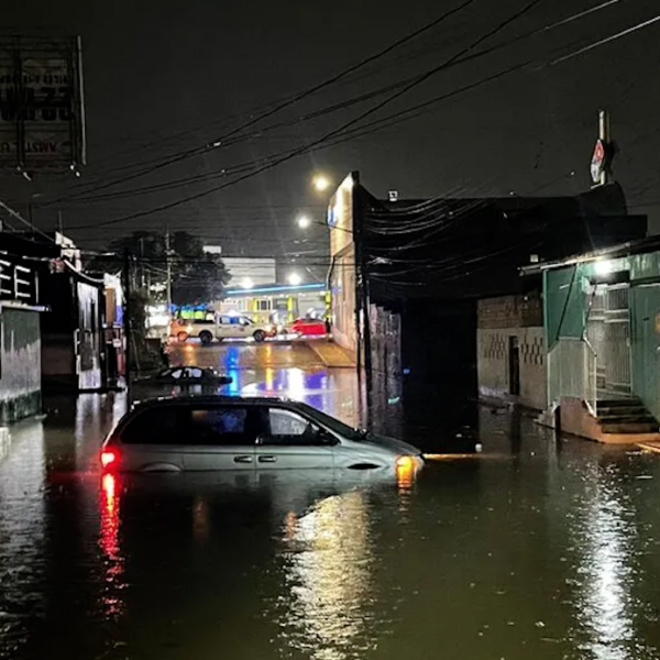 Inundaciones en Cancún debido a la Tormenta Tropical «Alberto»