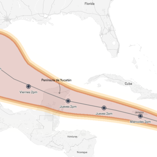 La trayectoria del huracán ‘Beryl’ en México, en vivo | ‘Beryl’ amenaza a Jamaica con “vientos devastadores” en su camino hacia Quintana Roo