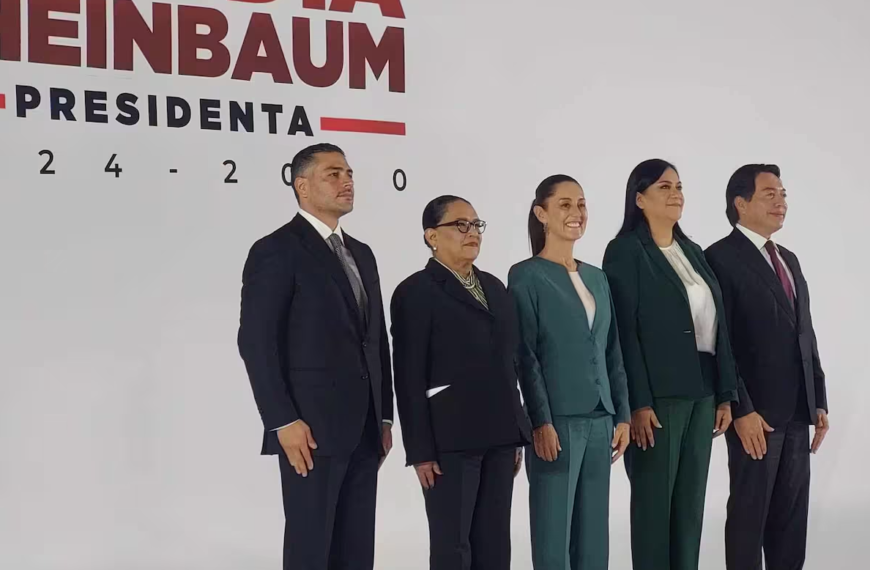 Presenta Sheinbaum a cuatro miembros de su Gabinete, ¿Quiénes son?