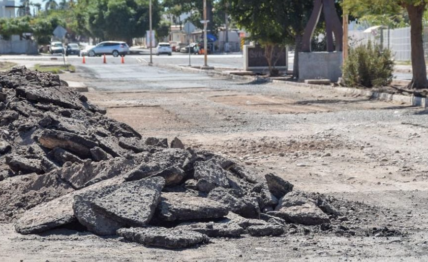 Ocho Calles de Navojoa Cerradas por Reparación tras Recientes Lluvias