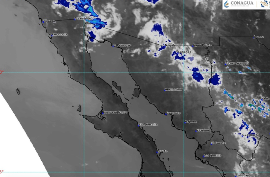 Pronóstico del Clima para Hoy 09 de agosto en Sonora: Chubascos y Calor Intenso