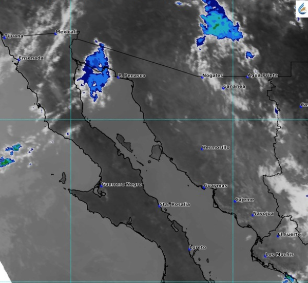 Estado del tiempo para hoy en Sonora 12 de Agosto: Conagua Alerta sobre Fuertes Lluvias y Granizo