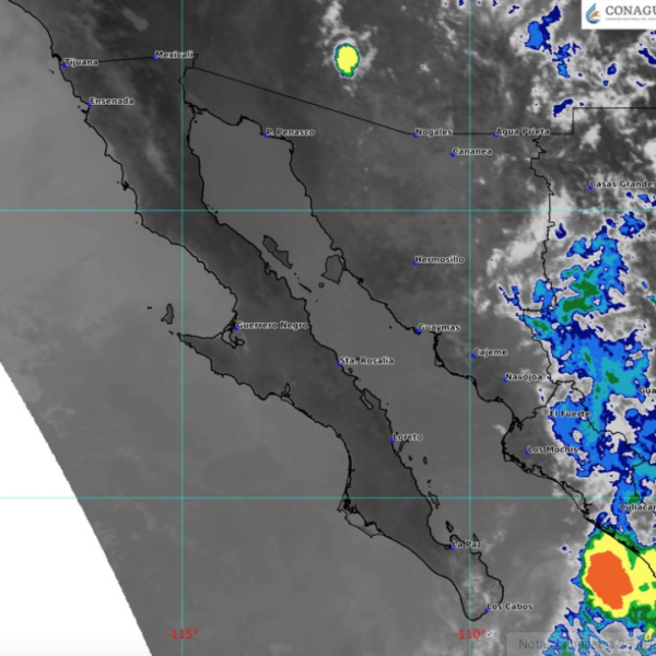 Conagua Pronostica Lluvias Muy Fuertes en Sonora Este Martes 13 de Agosto