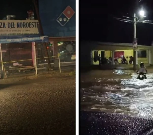 Lluvia Torrencial Azota Navojoa: Rescate de Personas y Daños en la Ciudad