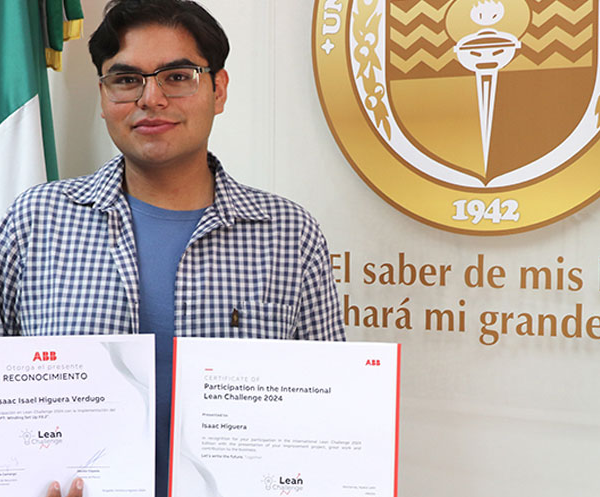 Estudiante de Ingeniería de Navojoa Destaca en el International Lean Challenge 2024