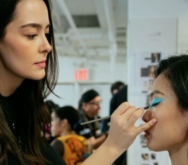 Paulina Terminel, maquillista navojoense, brilla en el New York Fashion Week 2024