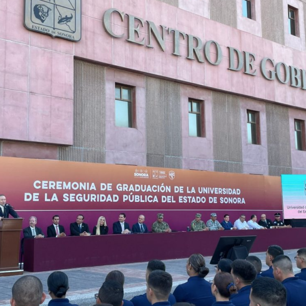 Se gradúan más de 300 cadetes de la Universidad de Seguridad Pública en Sonora