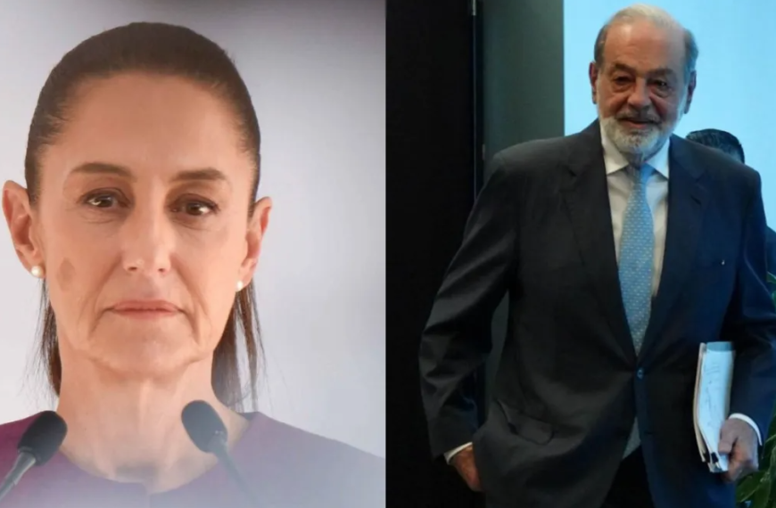 Carlos Slim se reúne con Sheinbaum en Palacio Nacional para discutir proyectos de inversión