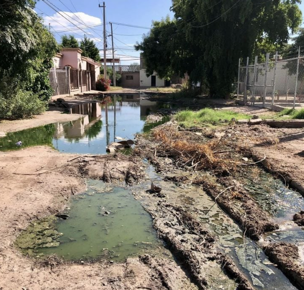 Vecinos de la Colonia Ampliación Beltrones en Navojoa Claman por Solución a Aguas Negras Estancadas