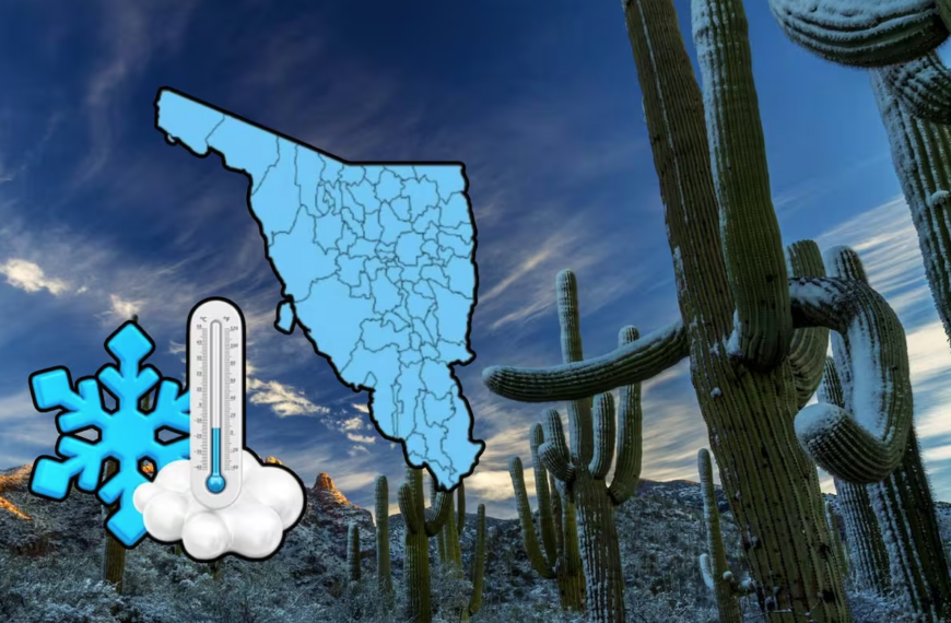 Llega Antes de Tiempo el Frío a Sonora por Masa de Aire Polar y Frente Frío