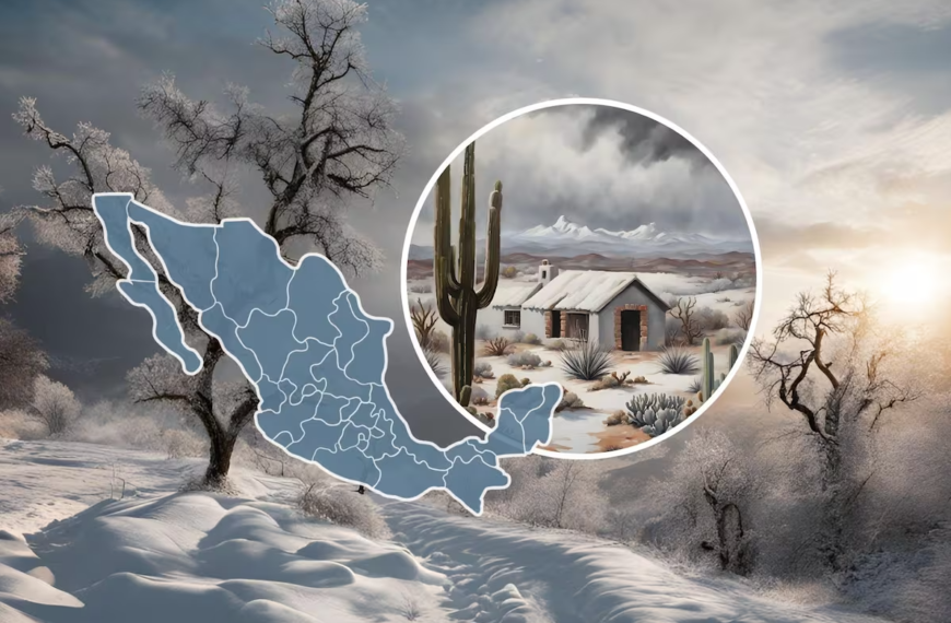 Frente Frío Número 10 Traerá las Primeras Nevadas a México: Se Espera un Descenso Significativo de Temperaturas