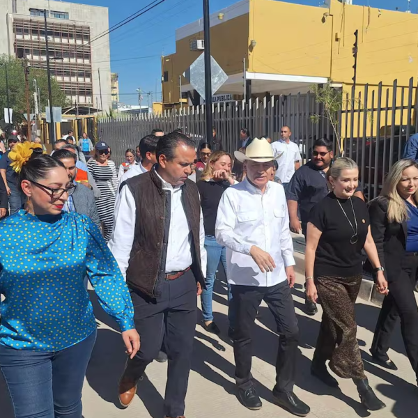 Alfonso Durazo Entrega Modernización de Calles en el Centro de Hermosillo