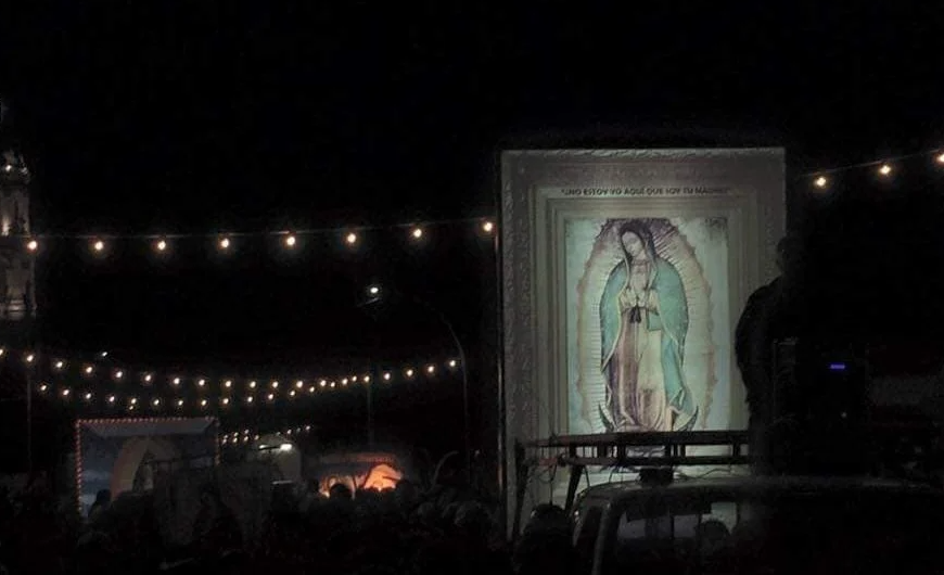 Inician las peregrinaciones en honor a la Virgen de Guadalupe en Navojoa