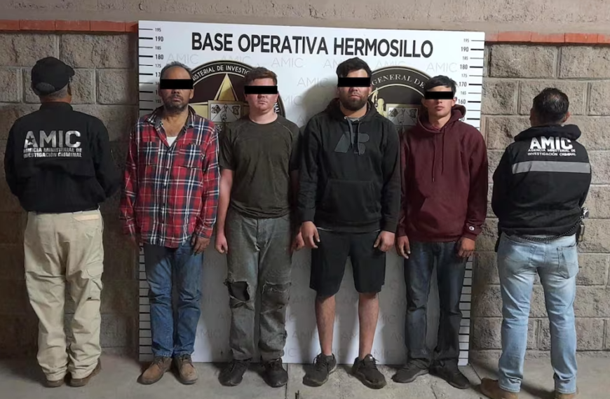 Detienen a cuatro por huachicoleo en Sonora; aseguran más de 4 mil litros de diésel