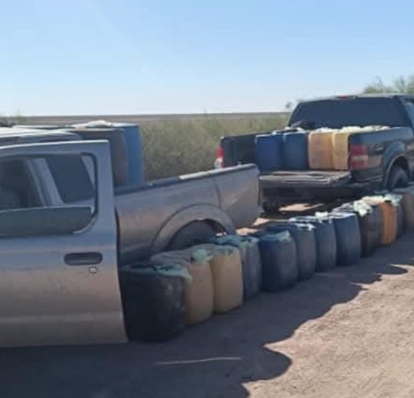 Detienen a cuatro presuntos huachicoleros en Navojoa durante operativo conjunto