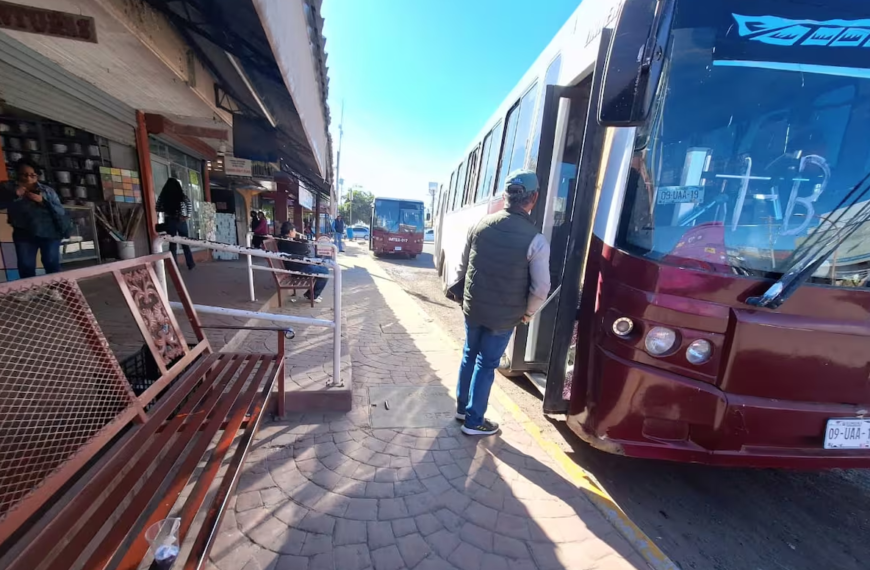 Usuarios de transporte en Navojoa reportan retrasos y unidades saturadas