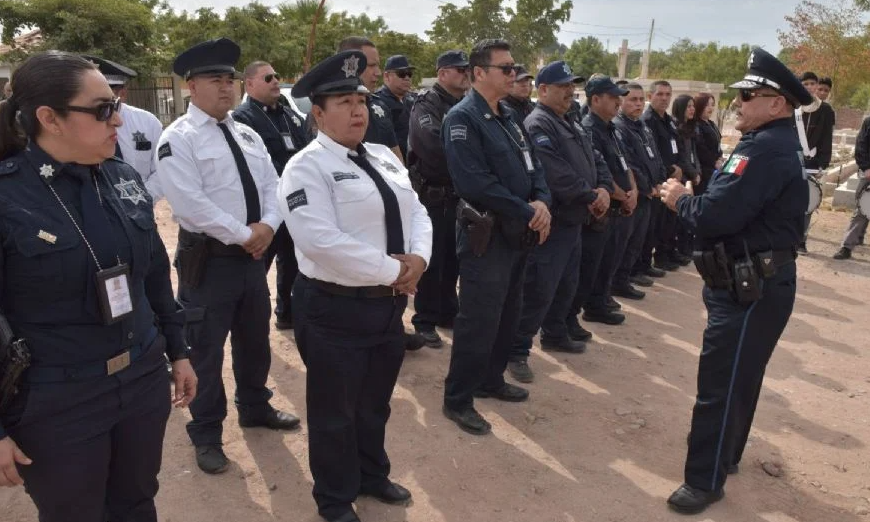 Homenaje a policías caídos: Seguridad Pública honra su legado en Navojoa