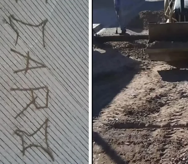 Vandalismo afecta cruceros de concreto hidráulico en Navojoa