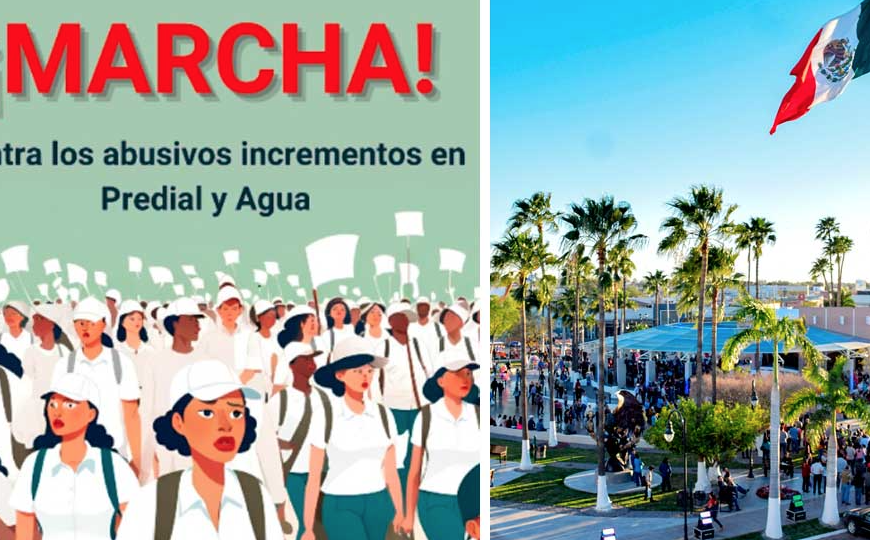 Administración de Elías Retes en crisis; marcharán contra alza de predial en Navojoa