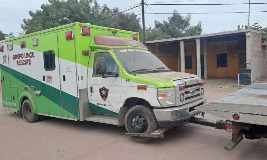 Grupo de Rescate ‘Lince Navojoa’ lucha por recuperar su ambulancia