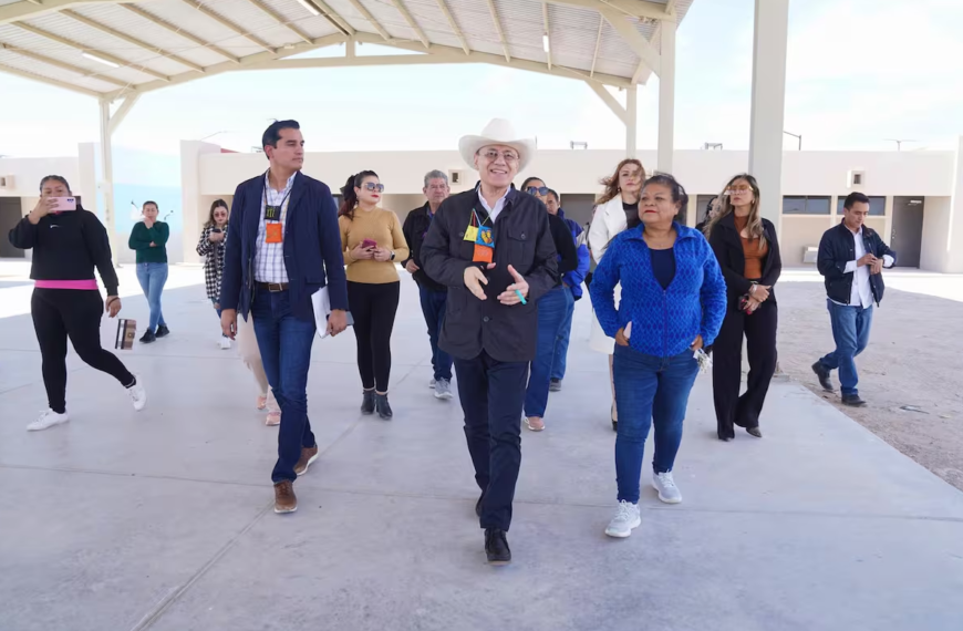 Construyen complejo educativo en Puerto Libertad con inversión de 80 millones de pesos
