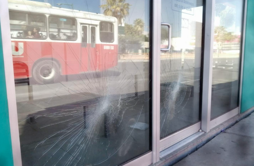 Refuerzan vigilancia en paradas de camión tras actos de vandalismo en Hermosillo