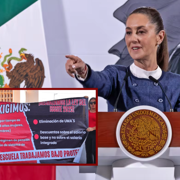Sheinbaum asegura que reforma del ISSSTE no afectará a maestros