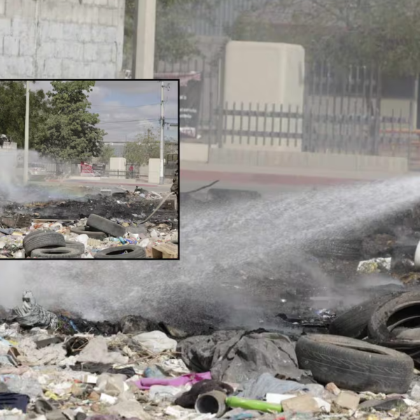 Incendio en terreno baldío obliga a evacuar a niños en jardín de Hermosillo