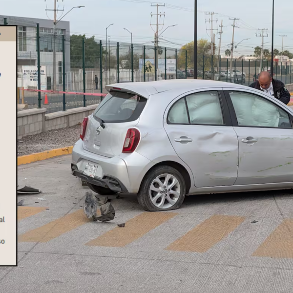 Hermosillo registra 39 accidentes de tránsito en una semana
