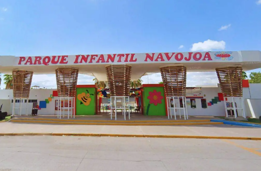 Renuevan el Parque Infantil de Navojoa para Semana Santa