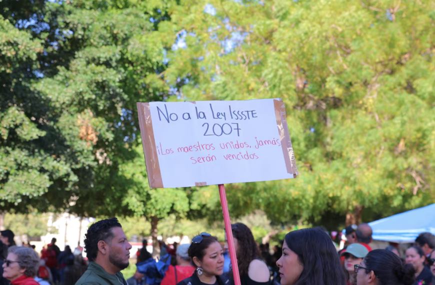 Paro laboral de maestros en Sonora: Explican su lucha y la suspensión de clases
