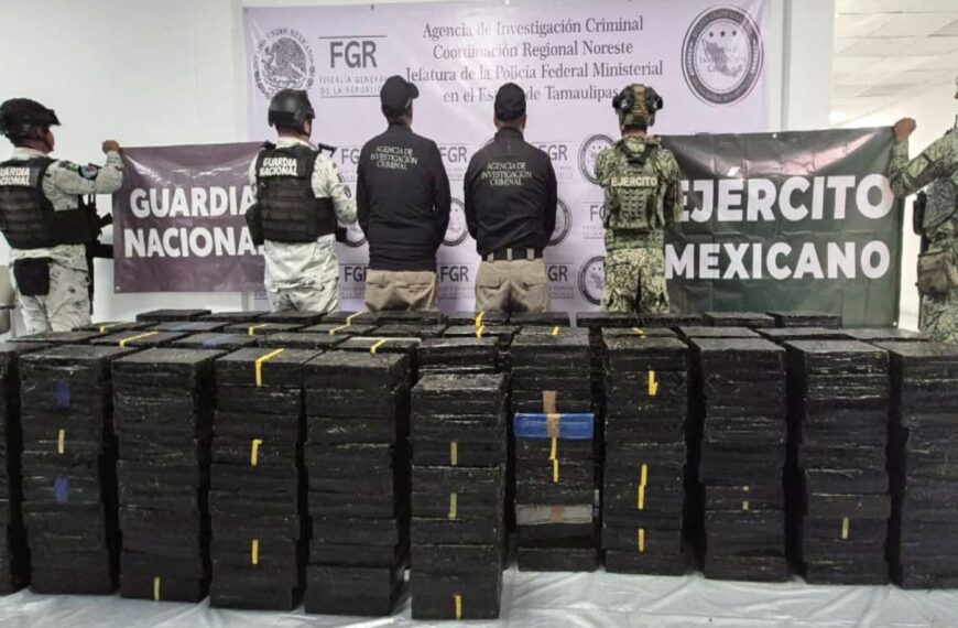 Operación Frontera Norte: Detienen a 1,319 personas y aseguran más de 20 toneladas de droga