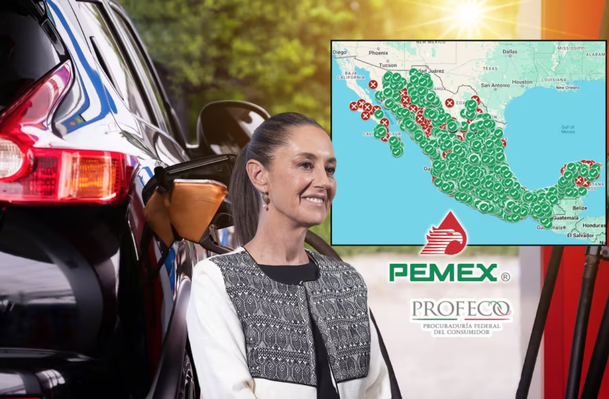 Profeco lanza mapa interactivo para ubicar las gasolineras más baratas de México