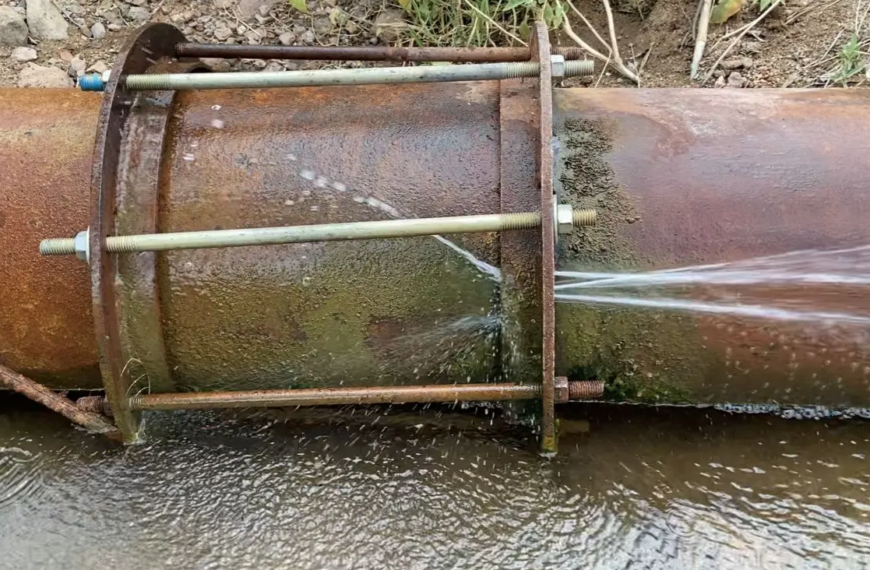 Persisten fugas en el acueducto Macoyahui-Álamos y preocupa el desperdicio de agua en plena sequía