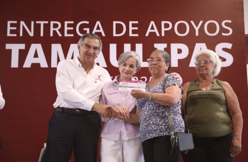 Inicia entrega de apoyos económicos y enseres a familias afectadas por lluvias en Tamaulipas