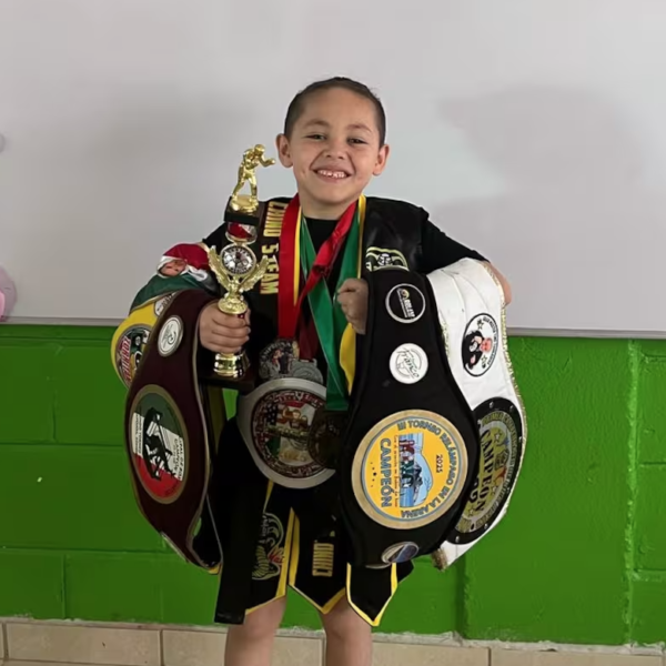 Es “El Chinito” un pequeño gigante del cuadrilátero