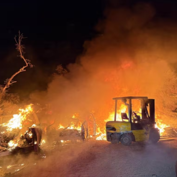 Se incendia yunque en Nogales, moviliza a los bomberos