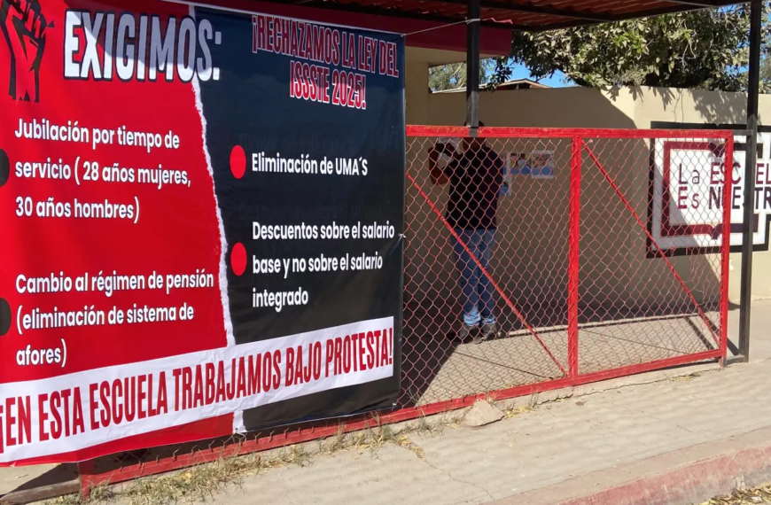 Magisterio en Navojoa se prepara para paro laboral este 15 de mayo