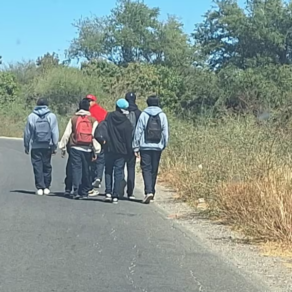 Piden acotamiento en carretera de Rosales, Navojoa, ante riesgo para estudiantes