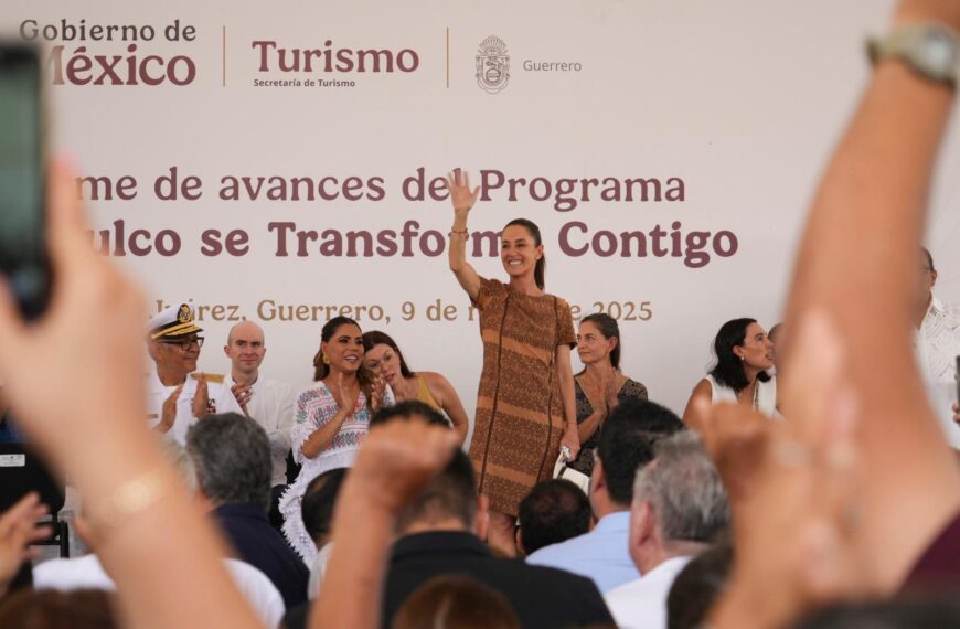 Presidenta Claudia Sheinbaum lleva acciones de justicia social a Nayarit, Guerrero, Edomex y CDMX durante gira nacional