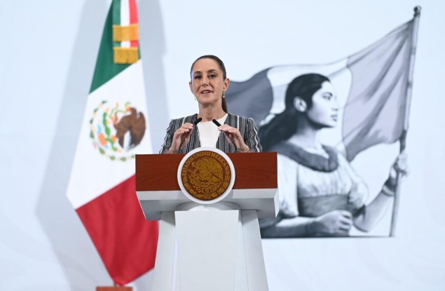 Claudia Sheinbaum recibe Insignia de Oro de la Americas Society y dedica reconocimiento al pueblo de México
