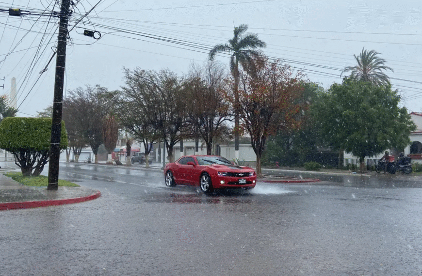 Navojoa recibe primeras lluvias de la temporada y renace la esperanza ante la sequía