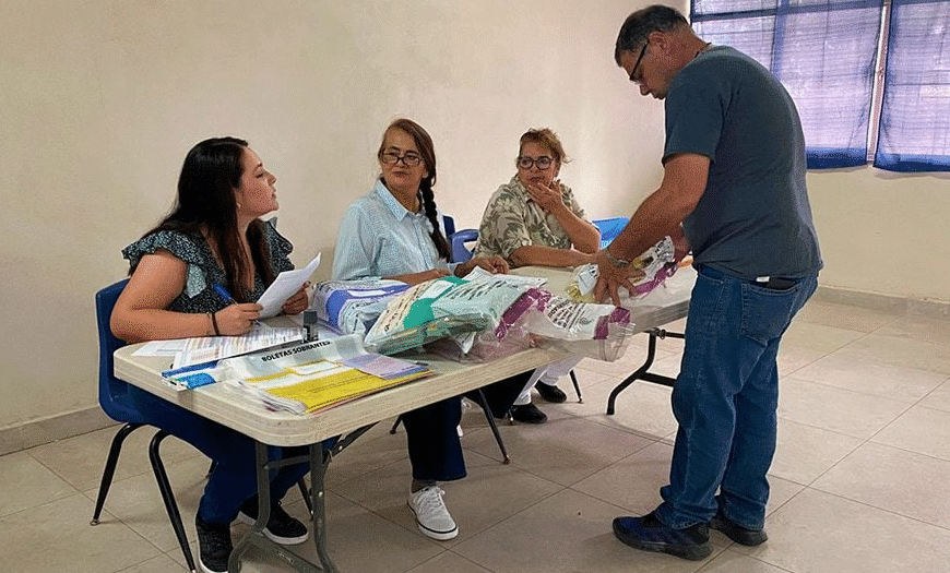 Reportan baja participación ciudadana en Navojoa durante Elección Judicial del 1 de junio