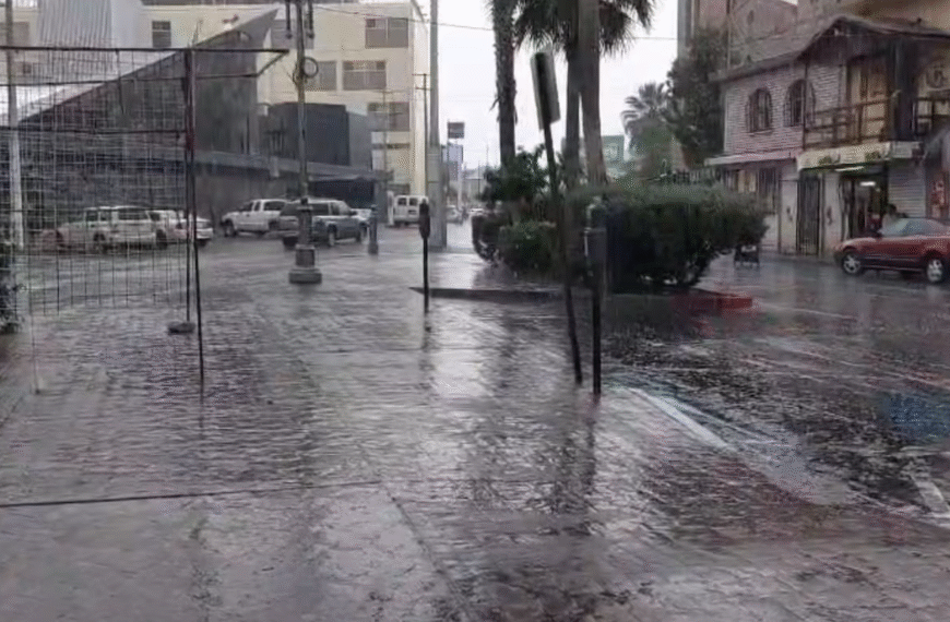Lluvias en 10 municipios de Sonora por remanentes del ciclón Alvin