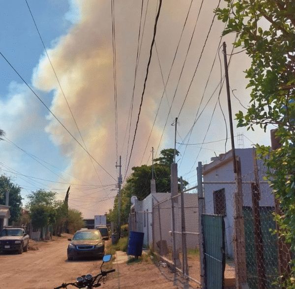Navojoa se ahoga otra vez por quema de gavilla
