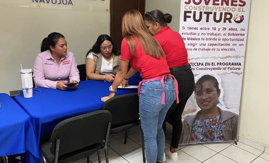 Abren registros en Navojoa para el programa Jóvenes Construyendo el Futuro