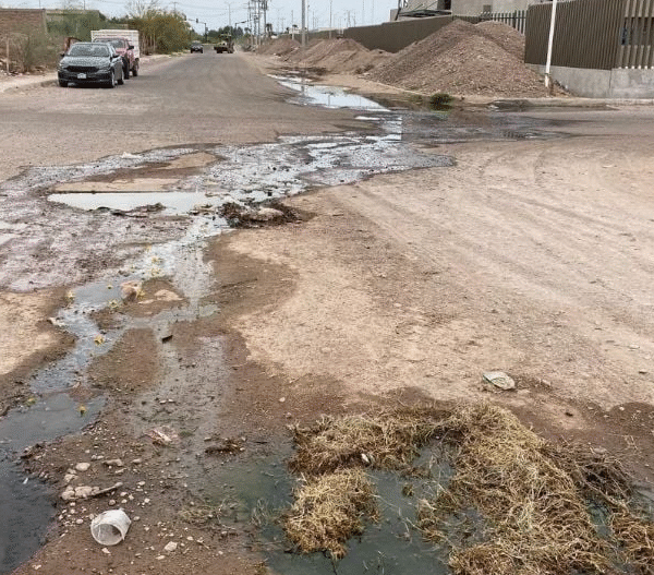 Colonia Tierra Blanca, otra víctima de los drenajes colapsados en Navojoa
