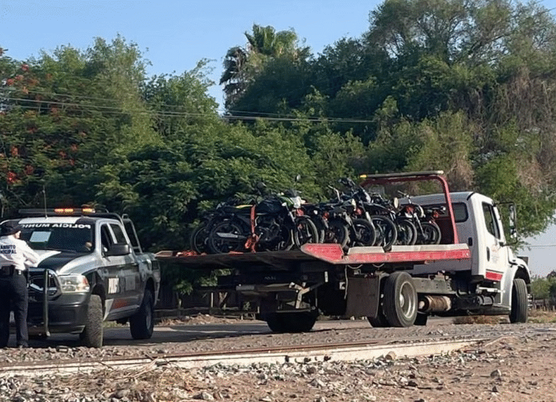Decomisan casi 100 motocicletas en Navojoa; tragedia en Etchojoa reaviva debate