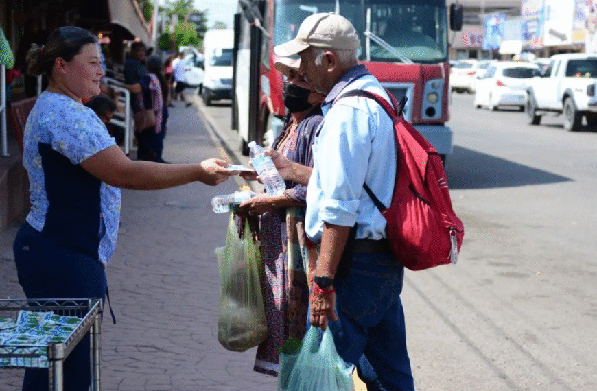 Activan módulos de hidratación en Navojoa ante ola de calor